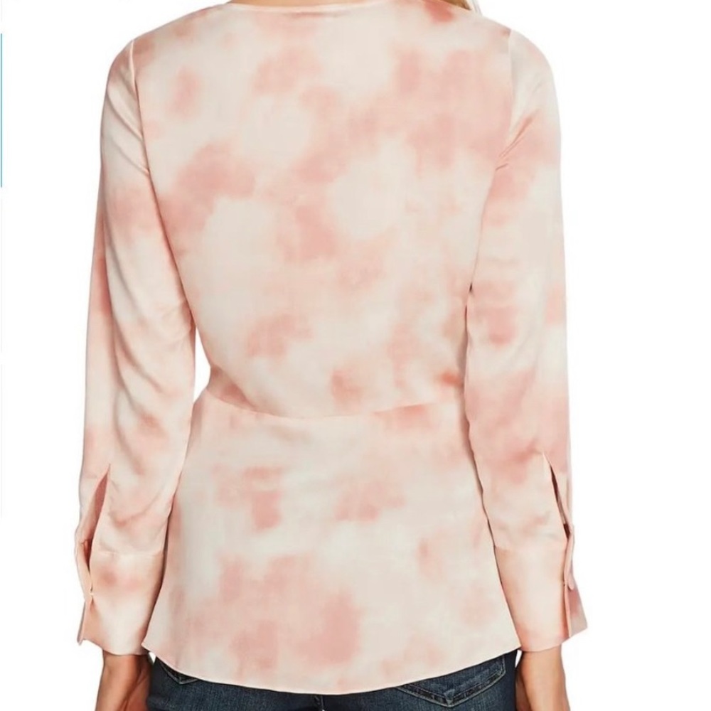 Vince Camuto Blush Pink Tie-Waist Blouse - Picture 4 of 6